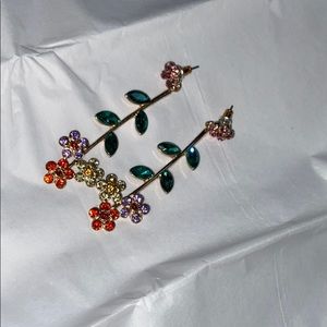 flower earrings